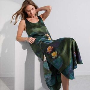 Lunya x LACMA - Washable Silk Tulip Dress - Waterlily - Small